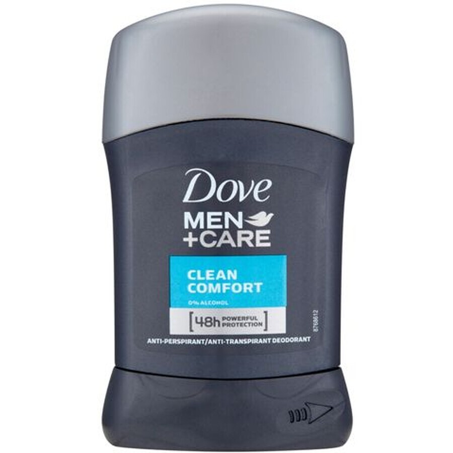 Dove Men+Care Clean Comfort Solid Antitranspirant voor mannen 50 ml