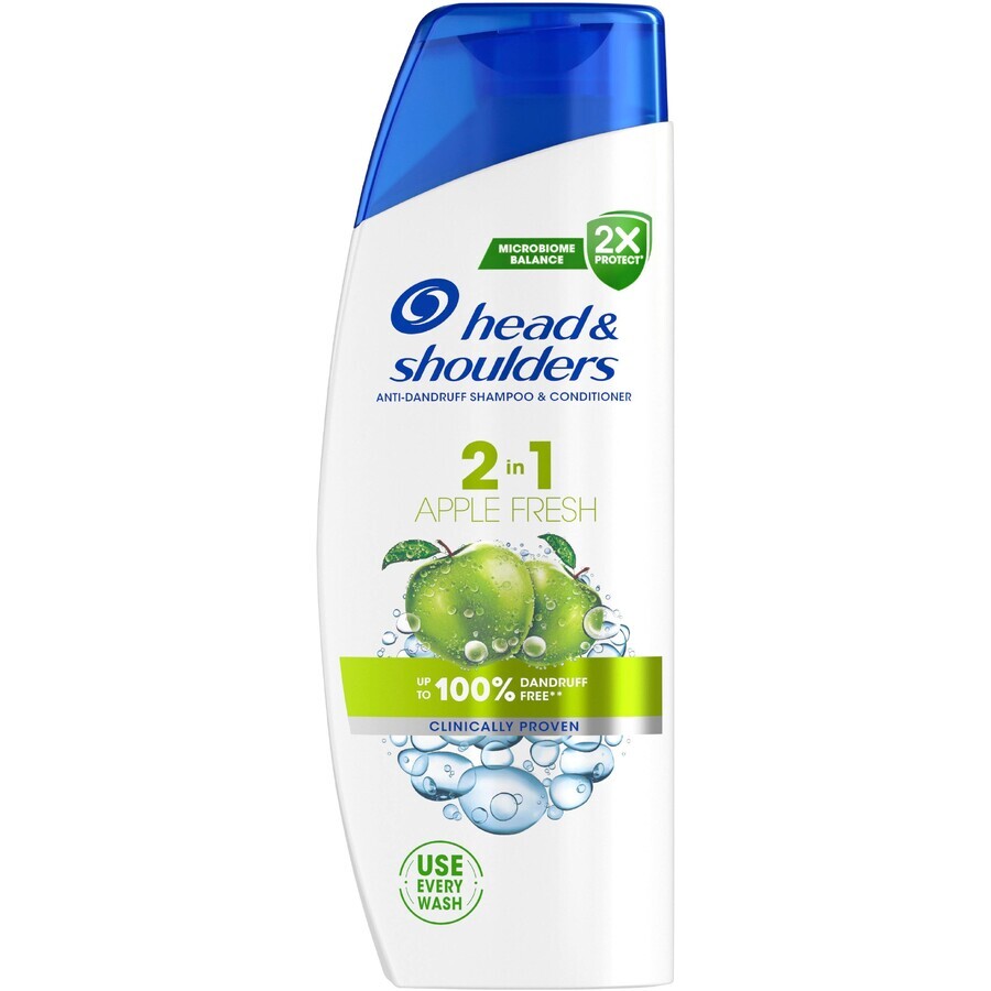 Head & Shoulders Shampooing antipelliculaire 2in1 Apple Fresh 330 ml