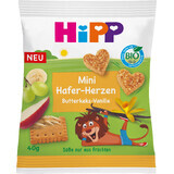 HiPP Galletas Ecológicas Corazones de Fruta y Cereales con Mantequilla-Vainilla 40 g