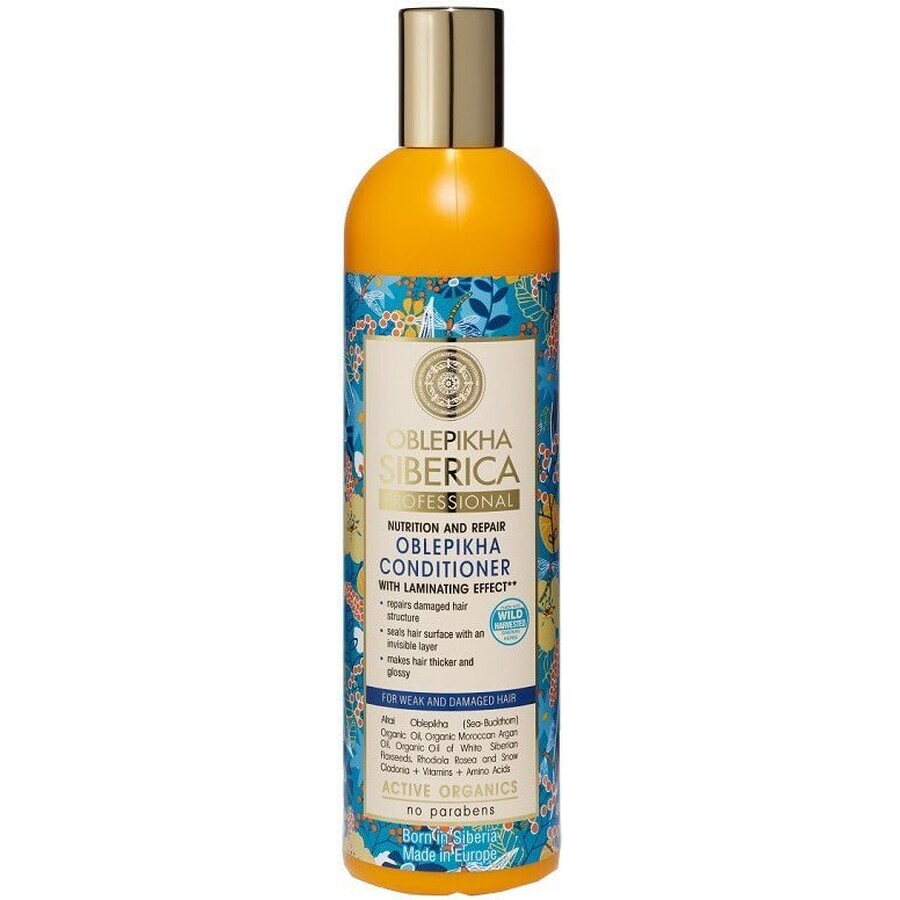 Natura Siberica Sea Buckthorn Conditioner for weak and damaged hair 400ml 1 x 400 ml