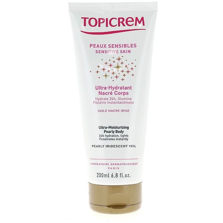 Topicrem Lotion corporelle ultra hydratante aux perles 200 ml