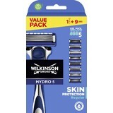 Wilkinson Sword Aparat de ras Hydro 5 protecție XXL + capete de schimb 9 buc