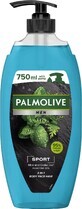 Palmolive Men Pumpa Sport 3 in 1 Gel douche pour hommes 750 ml