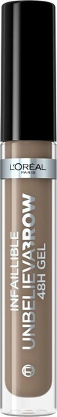 L&#39;Or&#233;al Paris Infaillible Unbelieva Brow 48H gel 8.0 Light cool Blonde Brow Gel 3.4ml