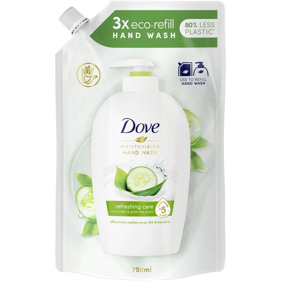 Navulling vloeibare zeep Dove Refreshing Care 750 ml