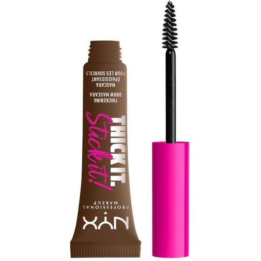 NYX Professional Makeup Thick It Stick It - Wenkbrauw Mascara, Bruin 7 ml