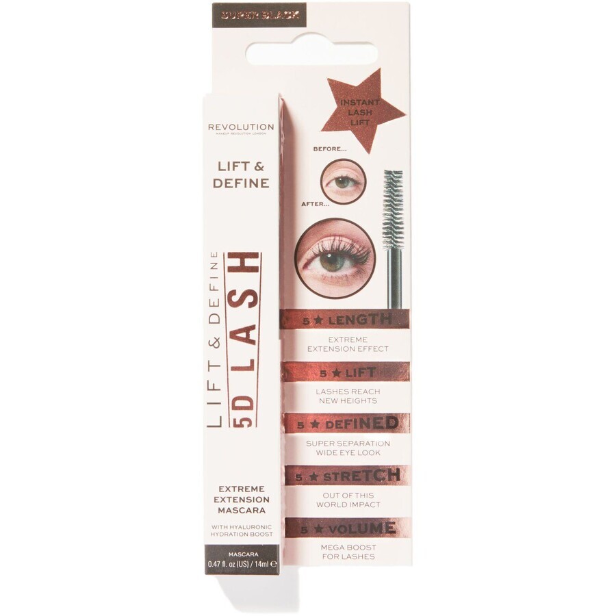 Máscara de pestañas Revolution 5D Lash 14 ml