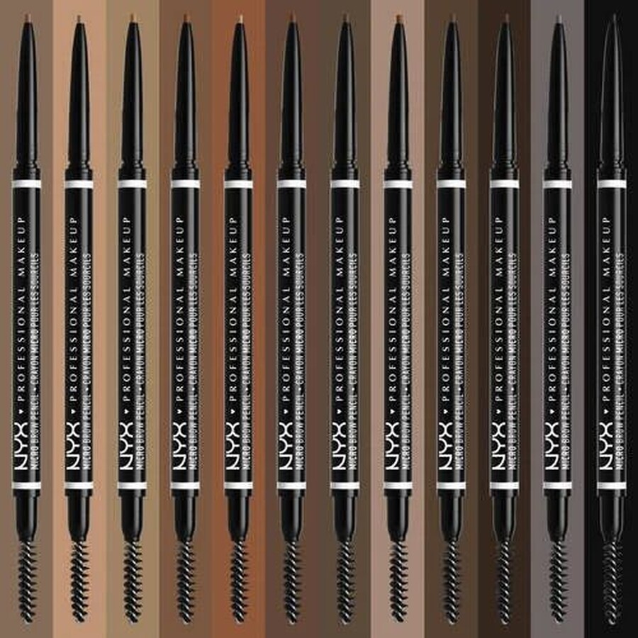 NYX Professionele Make-up Micro Brow Pencil Wenkbrauwpotlood - 05 Asbruin 0.09 g