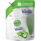 Dettol Refill Savon liquide Aloe Vera et Vitamine E 500 ml