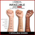 L'Oréal Paris Infaillible Brows 24H Lápiz Triangular Rellenador 05 Lápiz de Cejas Castaño Claro