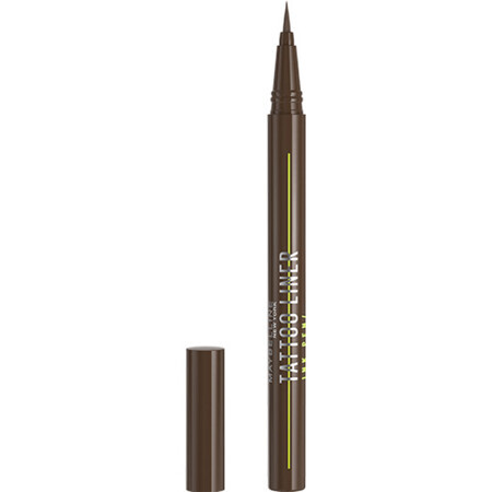 Maybelline New York Tattoo Liner Ink Pen Eyeliner Liquide Eyeliner Marron en Stylo, 1 ml 1 ml