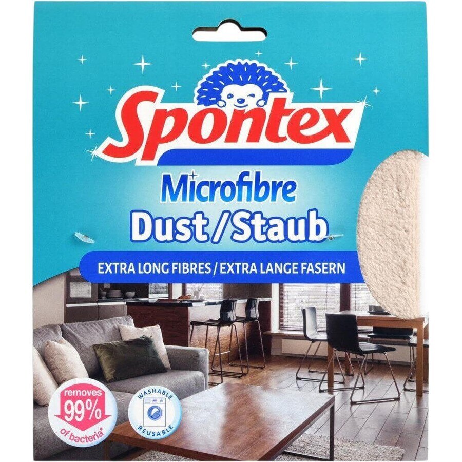 Chiffon en microfibre pour la poussière Spontex Dust