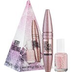 Maybelline New York ¡Feliz Navidad! El paquete de Navidad 2023 - máscara de pestañas + esmalte de uñas