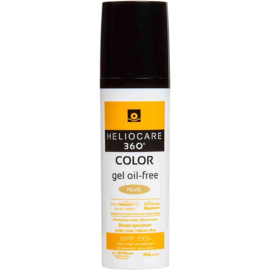 Heliocare 360° Color Gel fără ulei SPF 50+ Pearl 50 ml