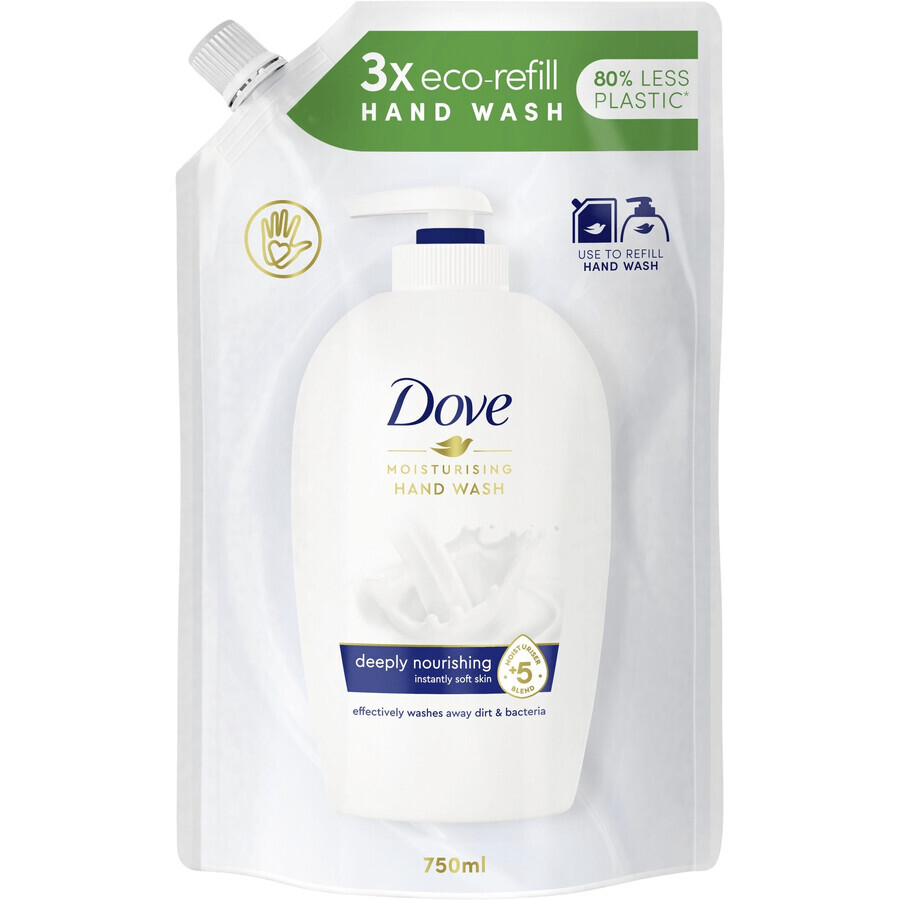 Dove Deep Nourishing Vloeibare Zeep 750 ml navulling