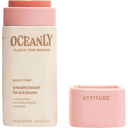 Attitude Oceanly Solid Cream Blush - Silky Pink 8.5 g