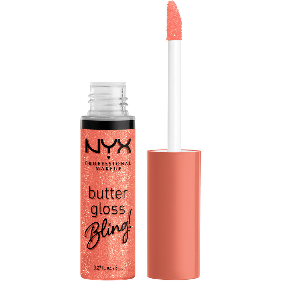 NYX Professional Makeup Butter Gloss luciu de buze bling 02 Dripped Out