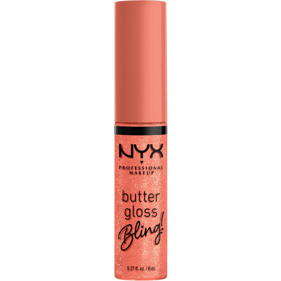 NYX Professional Makeup Butter Gloss luciu de buze bling 02 Dripped Out