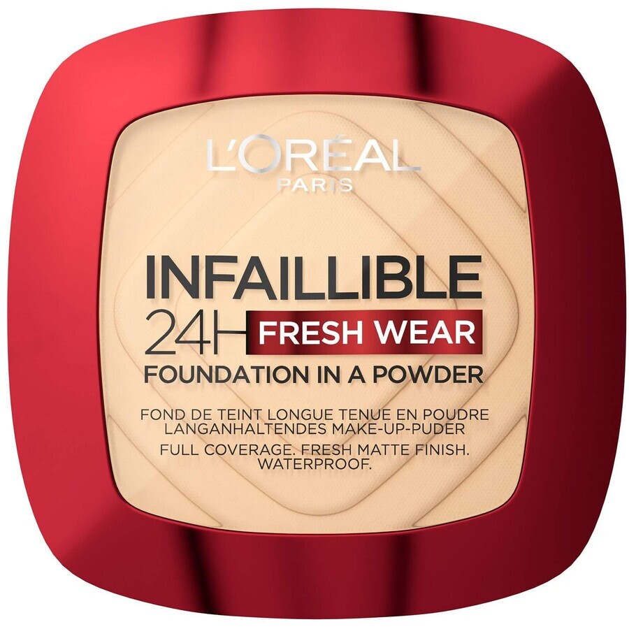 L'Oréal Paris Infaillible 24h fresh wear Foundation în pudră de machiaj 130, 9 g