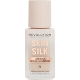 Revolution Skin Silk Silk Serum Base de Maquillaje F2 Maquillaje 23 ml