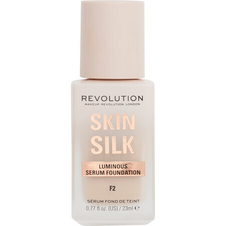 Revolution Skin Silk Silk Serum Base de Maquillaje F2 Maquillaje 23 ml