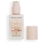 Revolution Skin Silk Silk Serum Base de Maquillaje F2 Maquillaje 23 ml