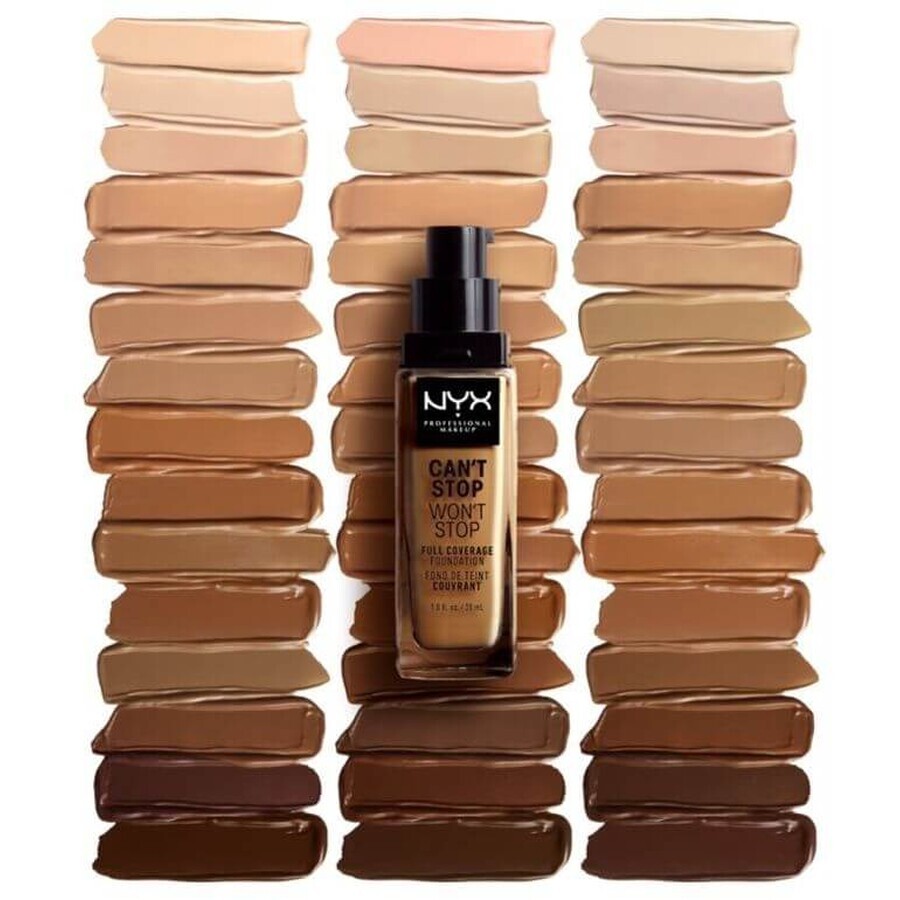 NYX Professional Makeup NYX Professional Makeup Can't Stop Won't Stop 24 Stunden Foundation Hohe Deckkraft Makeup - Farbton 11 Beige 30 ml