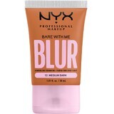 NYX Professional Makeup Bare With Me Blur Tint 12 Makeup mittel dunkel, 30 ml