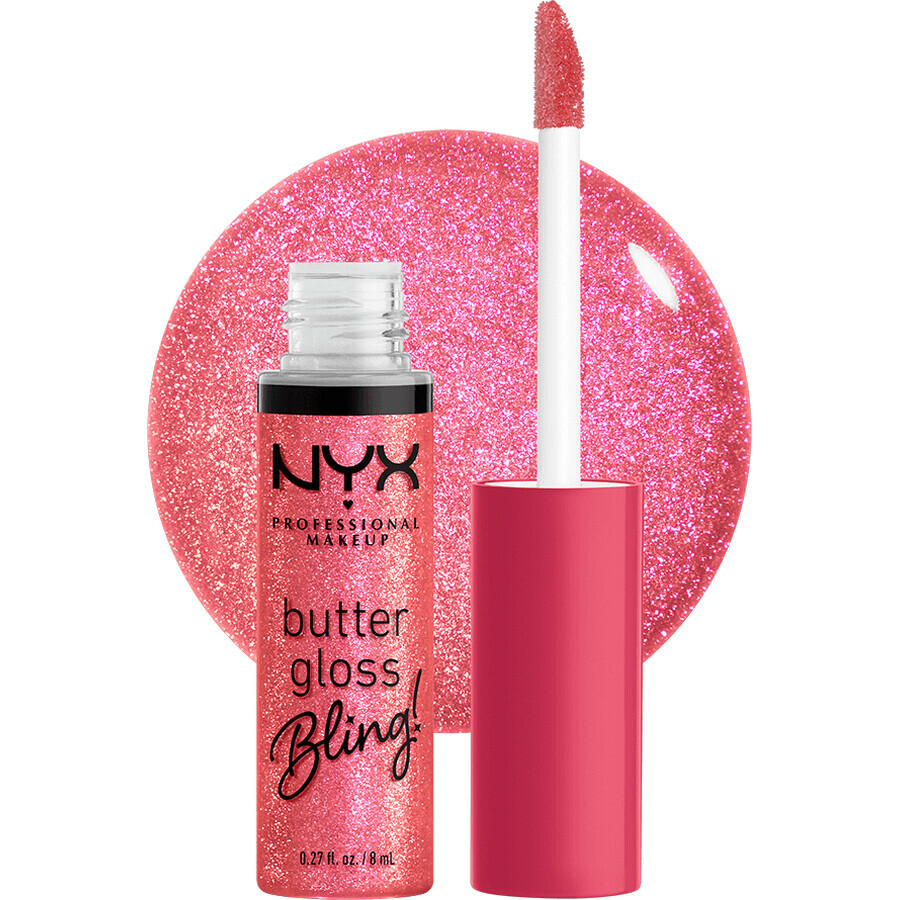 NYX Professionele Make-up Boter Lipgloss lipgloss bling 05 She Got Money