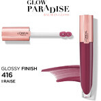 L'Oréal Paris Brillant Signature Glow Paradise Lip Gloss 416 Raise, 7 ml