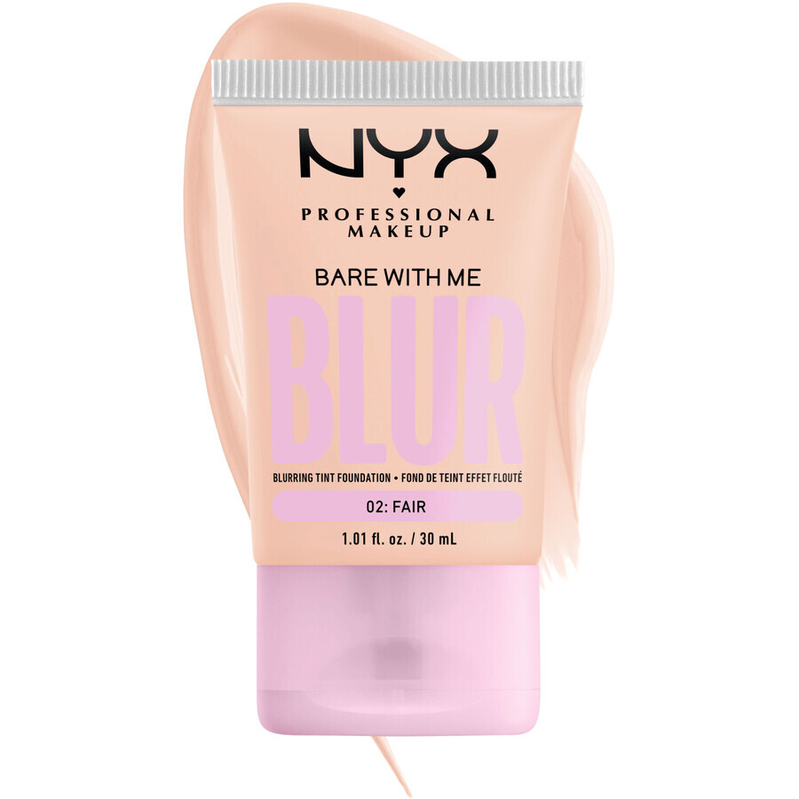 NYX Professional Makeup Bare With Me Tinte Difuminador 02 Maquillaje Ligero, 30 ml