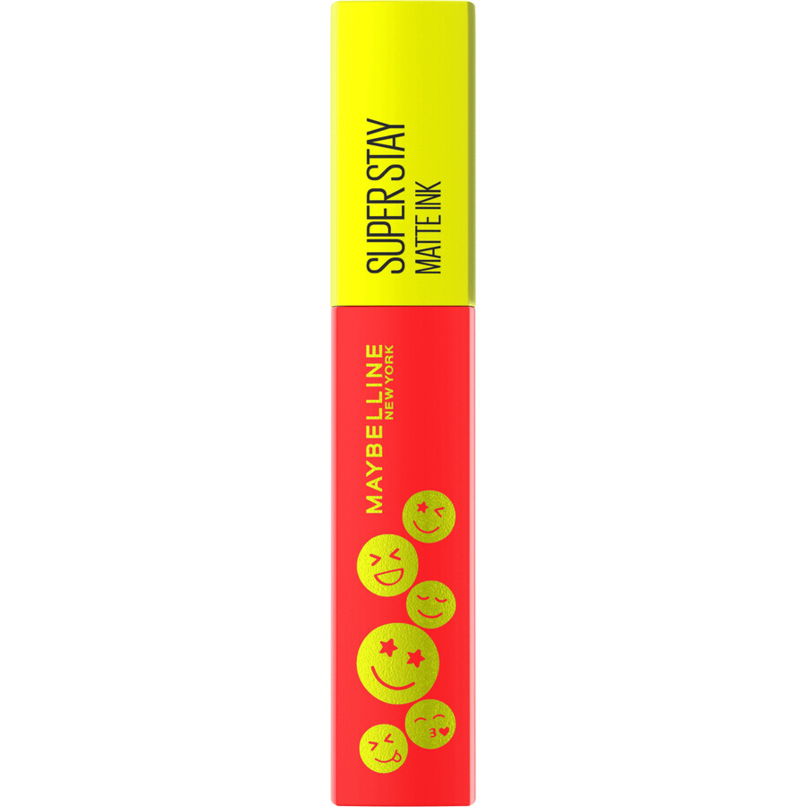 Barra de labios líquida Maybelline New York Superstay Matte Ink Moodmakers 445 Energizer, 5 ml