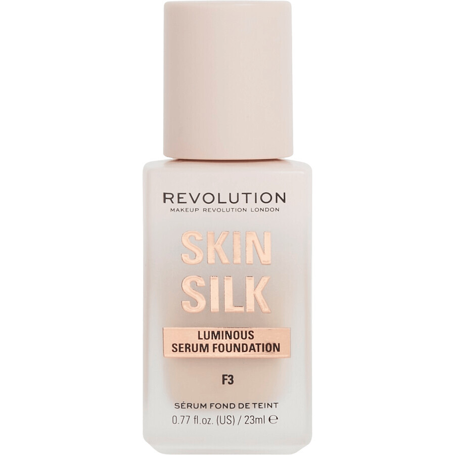 Revolution Skin Silk Serum Base de maquillaje F3 23 ml