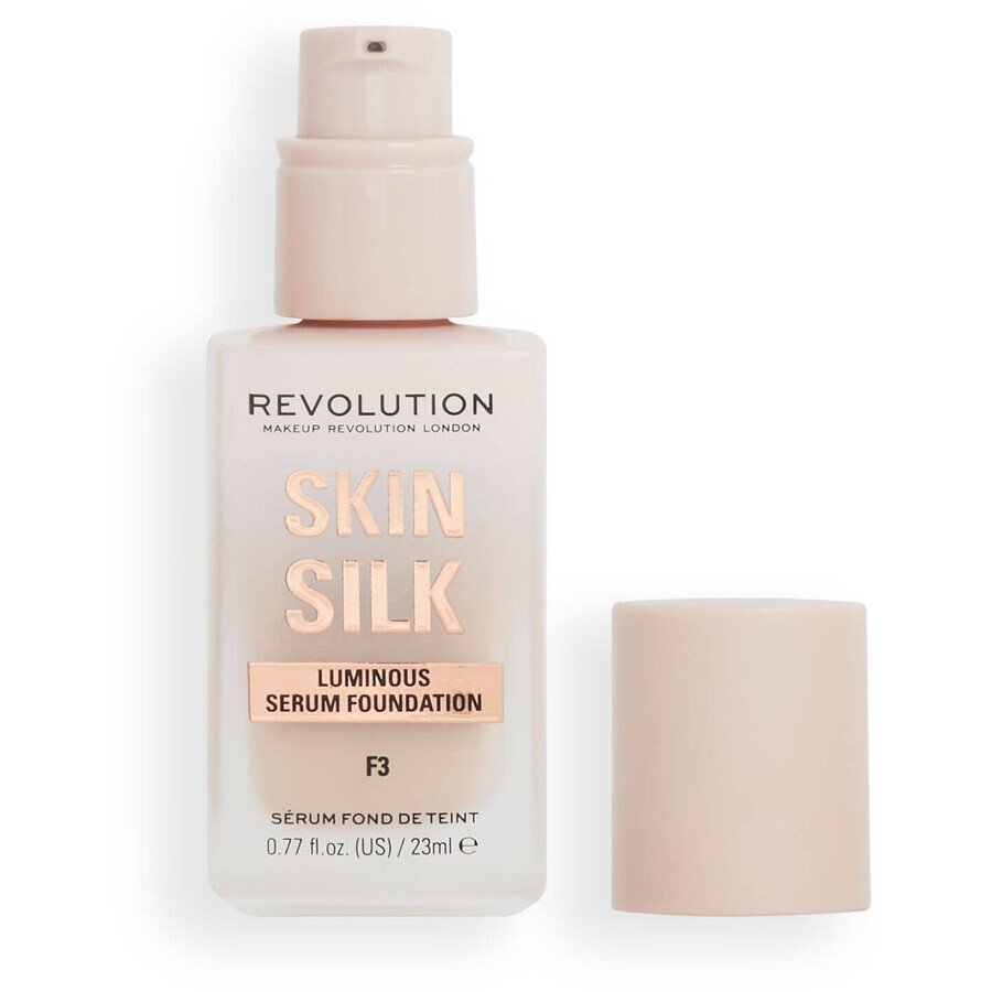 Revolution Skin Silk Serum Base de maquillaje F3 23 ml