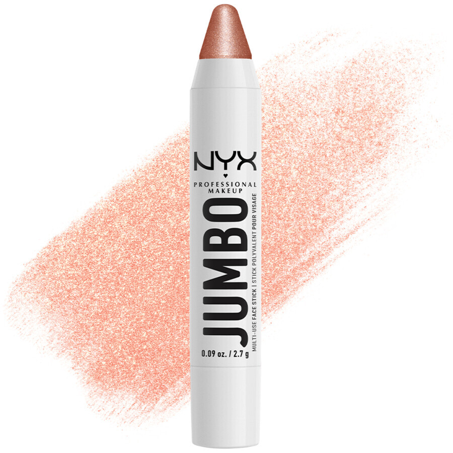 NYX Professional Makeup Jumbo Highlighter Stick 01 Iluminador Líquido Coconut Cake 2.7 g