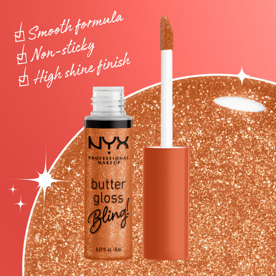 NYX Professional Makeup Vernis à lèvres au beurre Vernis à lèvres bling bling 03 Precious