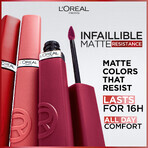 L'Oréal Paris Infaillible Matte Resistance 500 Wine Not ? Rouge à lèvres, 5 ml