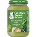 Gerber organic broccoli with peas and turkey 190 g