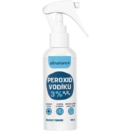 Allnature peroxyde d'hydrogène spray 3% 500 ml