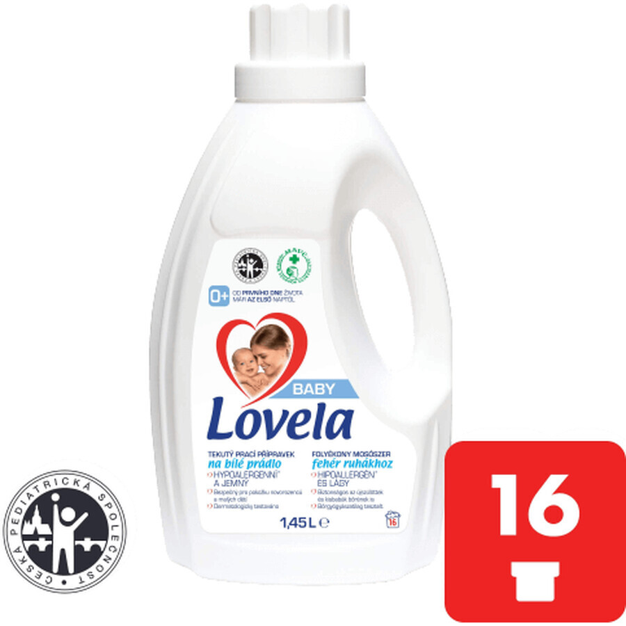 Lovela Baby détergent liquide blanc 1.45 l