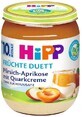 HiPP Organic Fruit Duet Peach and Blueberry with Cream Cheese 160 g