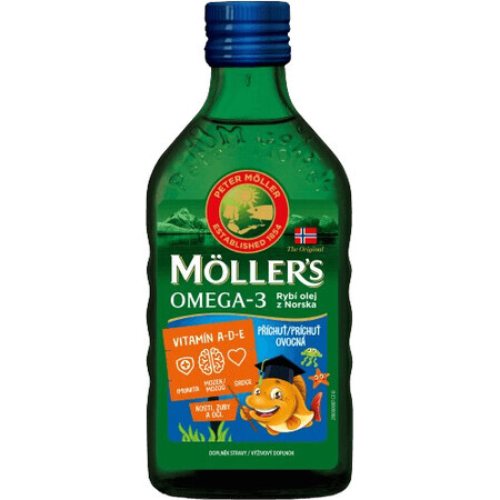 Mollers Omega 3 fish oil with fruit flavor 250 ml