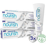 Sensodyne Nourish Gently Soothing Whitening Toothpaste 3 x 75 ml