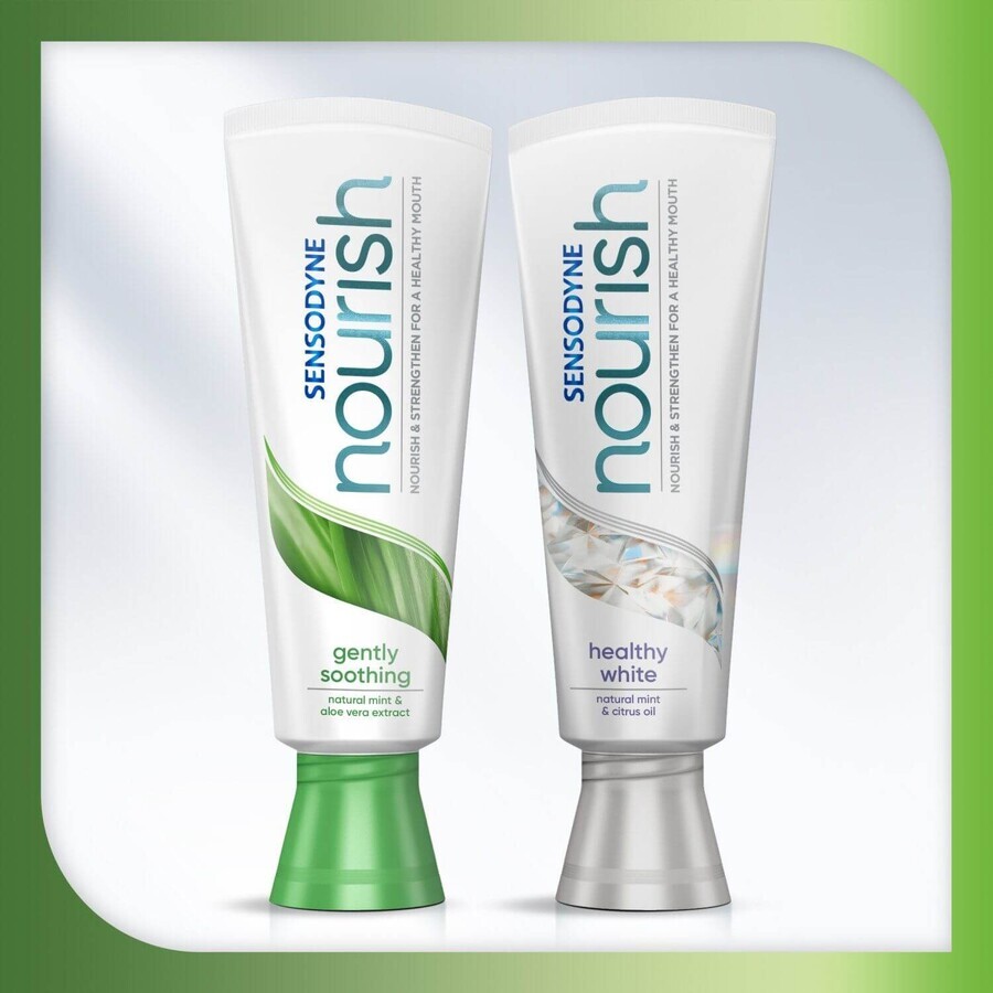 Sensodyne Nourish Gently Soothing Whitening Toothpaste 3 x 75 ml