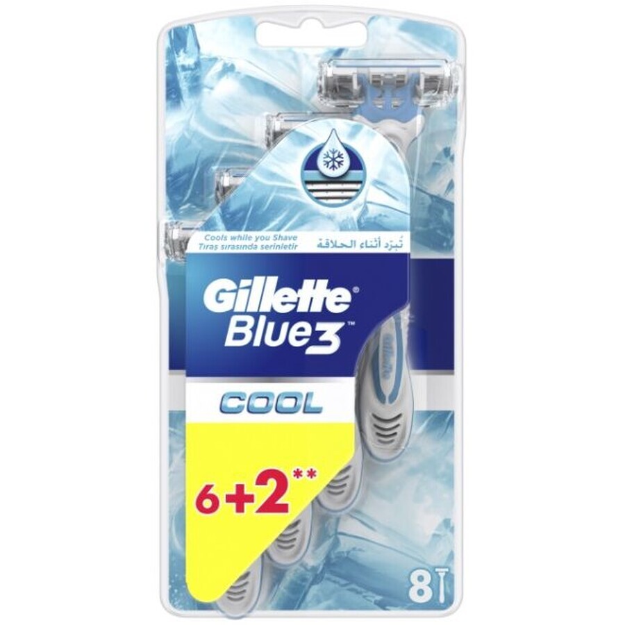 Gillette Blue3 Cool 8 stuks