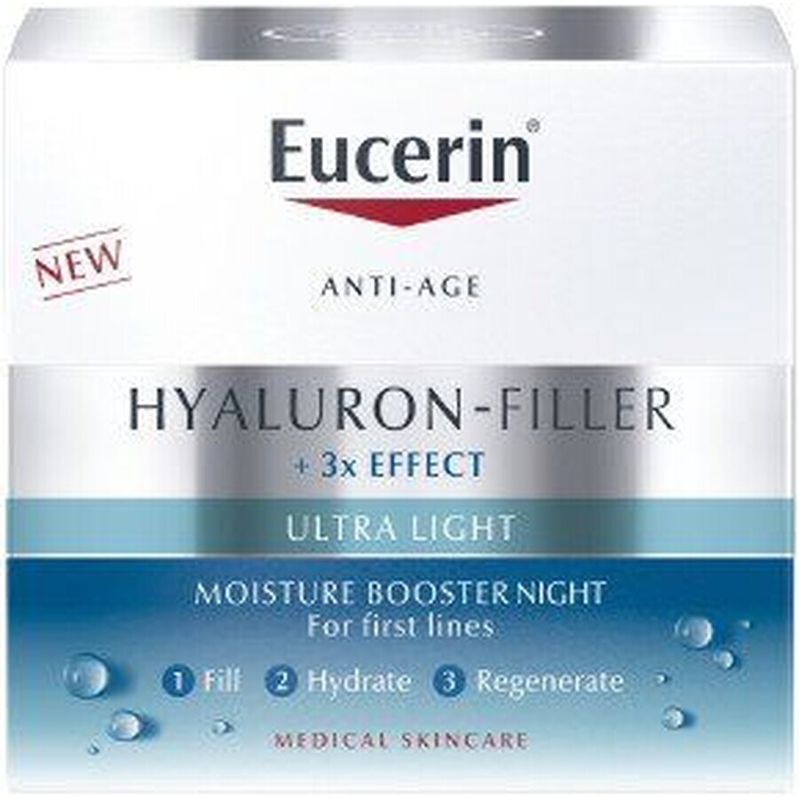 Eucerin Hyaluron - Filler + 3x Booster idratante notte 50 ml