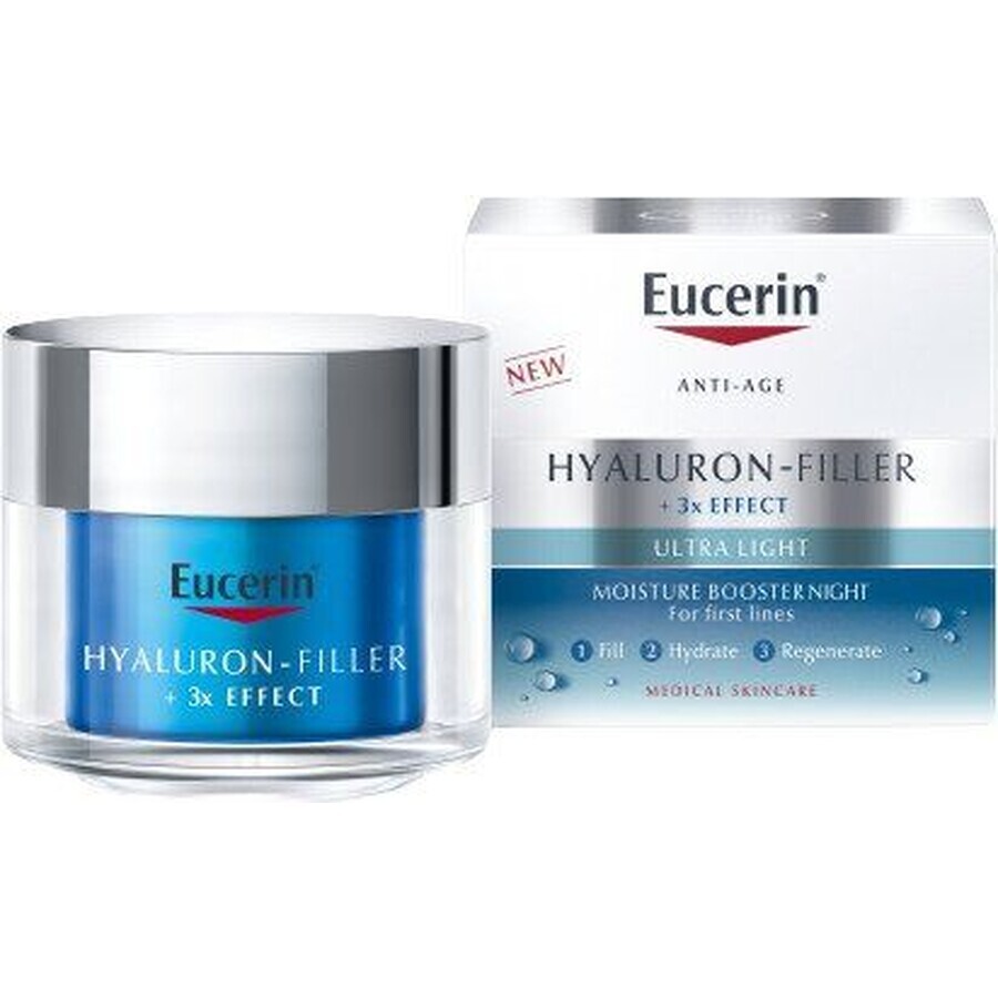 Eucerin Hyaluron - Filler + 3x Booster idratante notte 50 ml