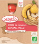 Babybio doypack poires avec banane et millet 4 x 90 g