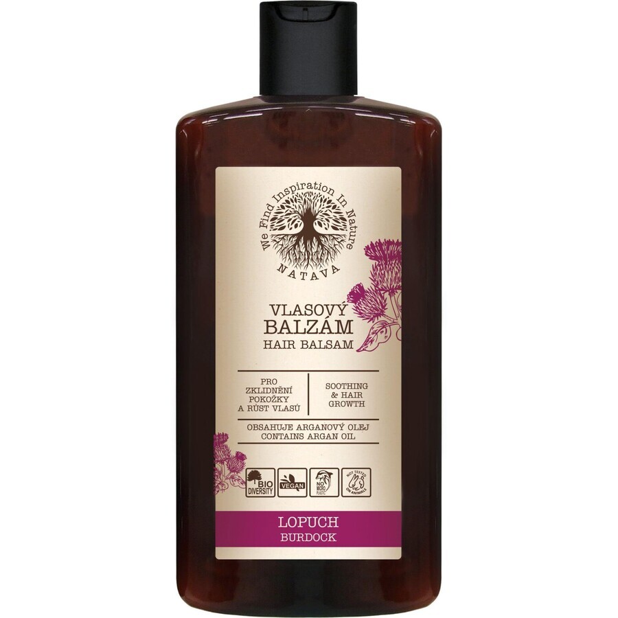 Après-shampoing bio Natava Burduf - 250 ml