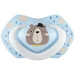 Canpol babies BONJOUR PARIS set di ciucci simmetrici in silicone blu 0-6m 2 pz.